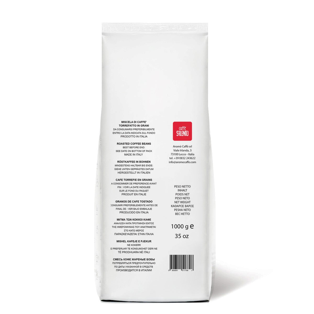 Sacchetto di Caffè Salento - espresso mediterraneo - in Grani 1 kg