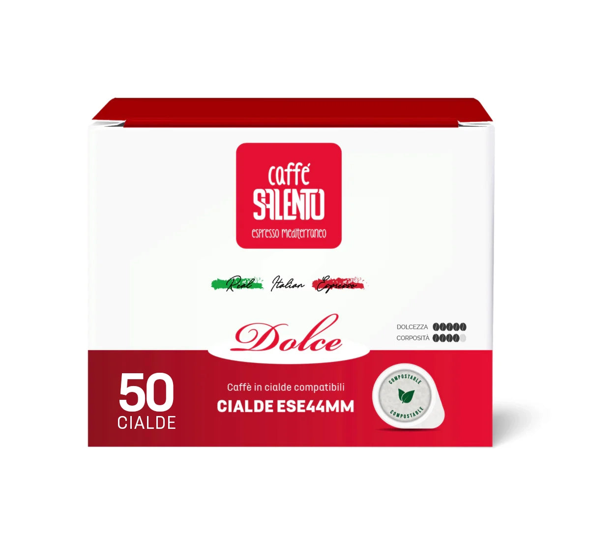 Cialde Caffè Salento - Espresso Mediterraneo, compatibili al 100% con la tua macchina ESE44M